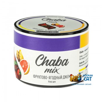 Бестабачная смесь для кальяна Chaba Mix Pink Jam (Чаба Микс Фруктово Ягодный Джем) 50г - фото 1